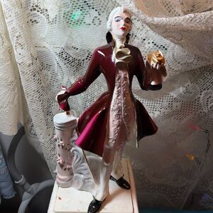 VTG Florence Ceramics LOUIS XV Figurine | 12.5” Pasadena, CA | AS-IS
